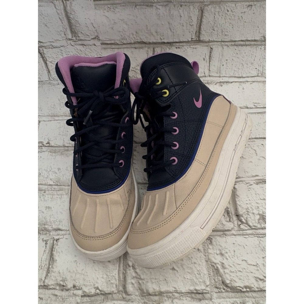 NIKE ACG‎ Woodside 2 High GS Kids Winter Boots 4Y Snow Ski Sand Duck